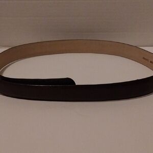 Classic Black Leather Belt for Men